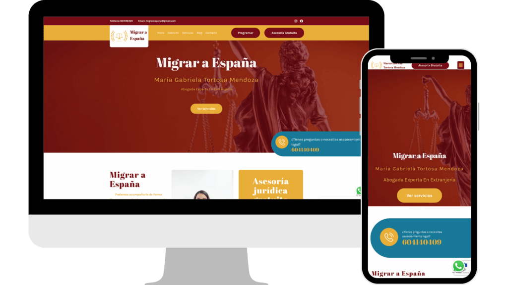 Diseño web Migrar a España