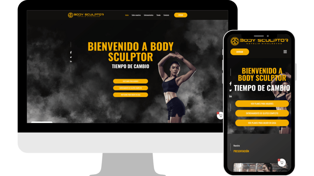 Diseño web nn body sculpt