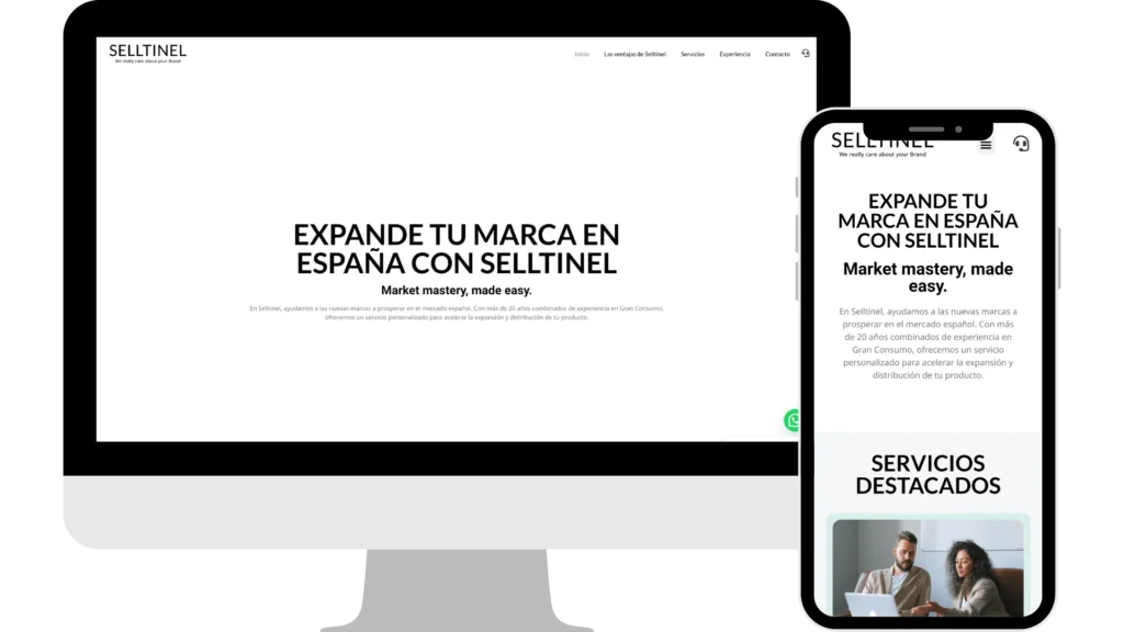 Diseño web Selltinel