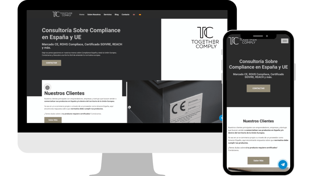 Diseño web Together Comply