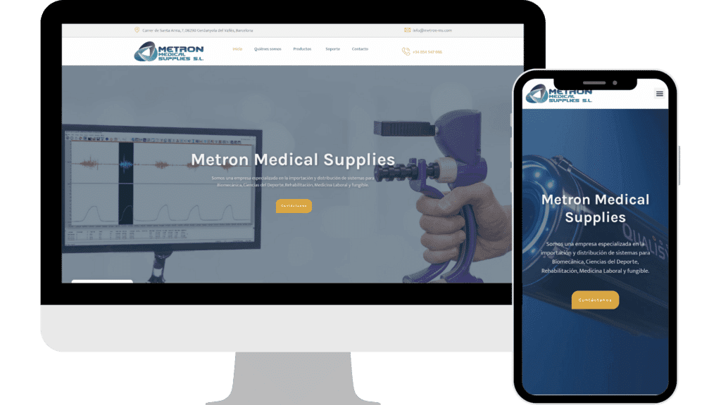 Diseño web Metron MS