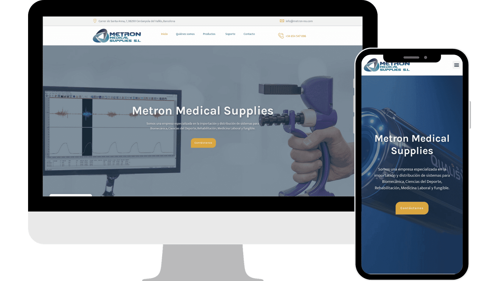 Diseño web Metron MS